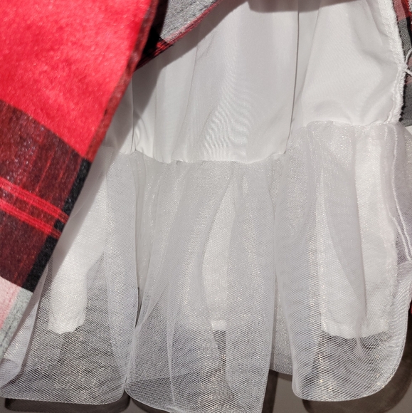 ⭐️HOST PICK⭐️ Gymboree Black Red Sleeveless Plaid Bow Fancy Dress Christmas Sz 5 - Picture 4 of 5